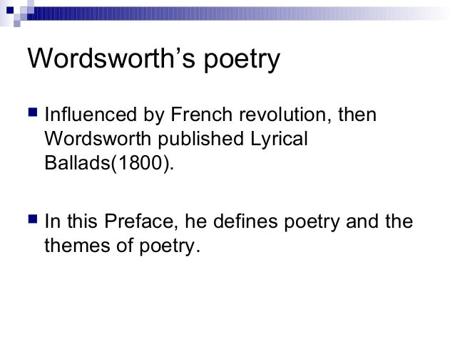 Comparison between wordsworth and coleridge wordsworth and coleridge romanticism